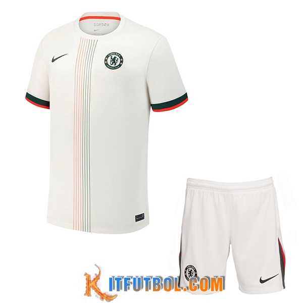 Camisetas Futbol Chelsea Segunda + Cortos 2025/2026