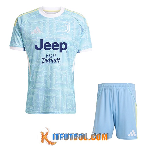 Camisetas Futbol Juventus Segunda + Cortos 2025/2026