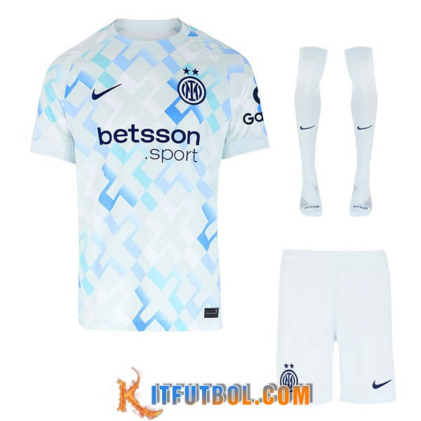 Camisetas Futbol Inter Milan Segunda (Cortos + Calcetines) 2025/2026