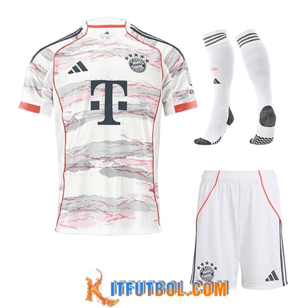 Camisetas Futbol Bayern Munich Segunda (Cortos + Calcetines) 2025/2026