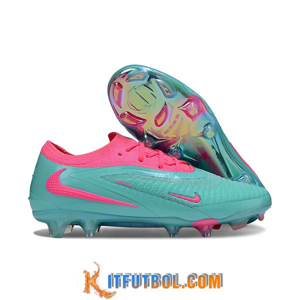 Nike Botas De Fútbol Phantom GX III Elite FG Verde/Rosa