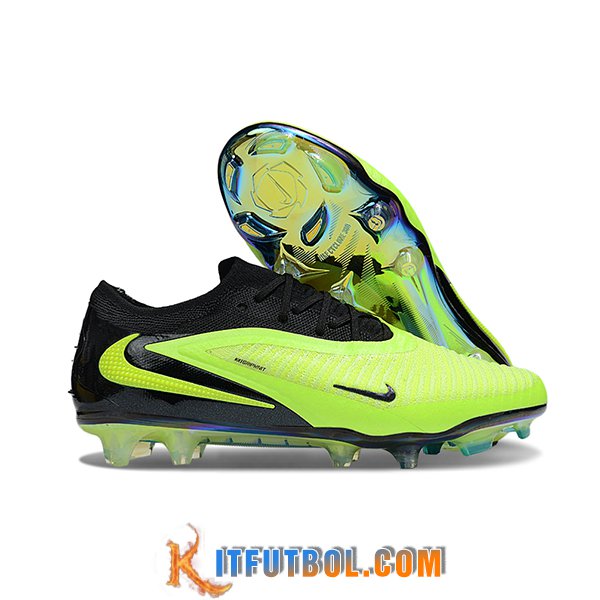 Nike Botas De Fútbol Phantom GX III Elite FG Verde/Negro