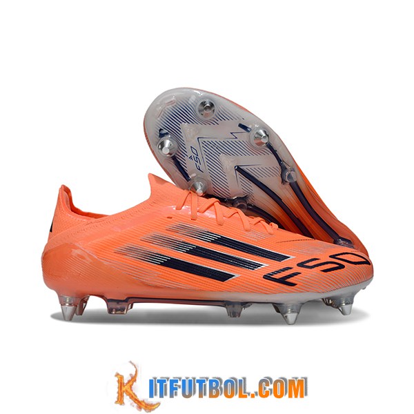 Adidas Botas De Fútbol F50 Elite SG Naranja/Negro