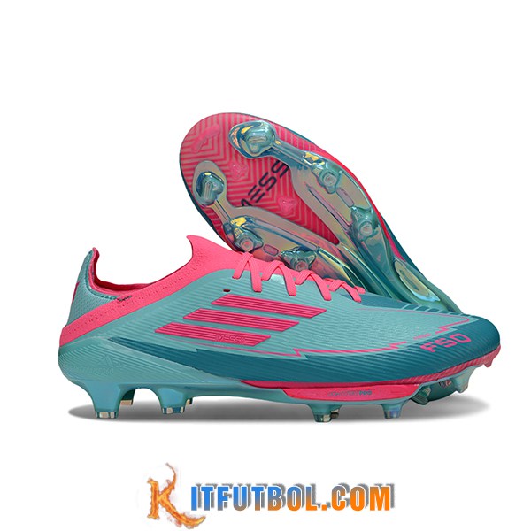 Adidas Botas De Fútbol F50+.1 FG Verde/Rosa