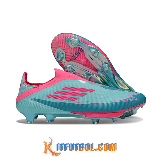 Adidas Botas De Fútbol F50+ FG Verde/Rosa