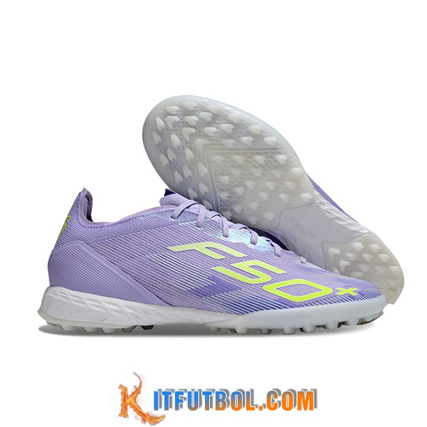 Adidas Botas De Fútbol F50 PRO TF Violeta/Verde