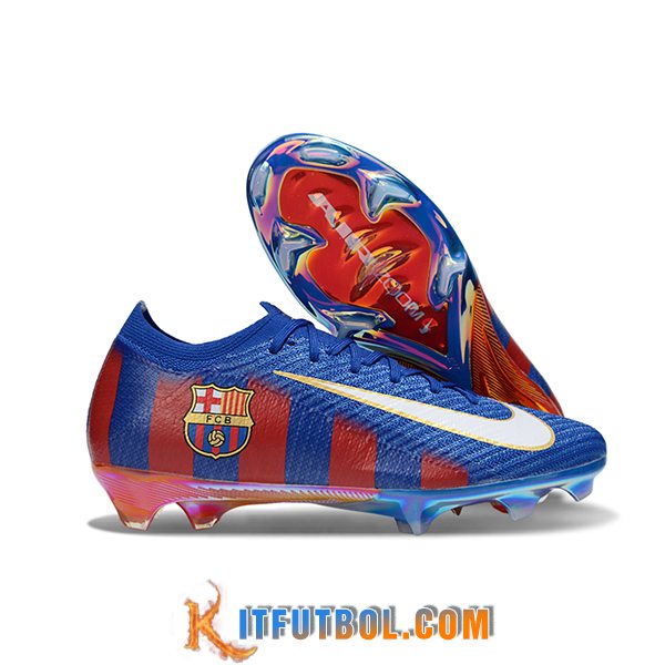Nike Botas De Fútbol AIR Zoom Mercurial Vapor 16 Elite XXV FG Azul/Rojo/Blanco