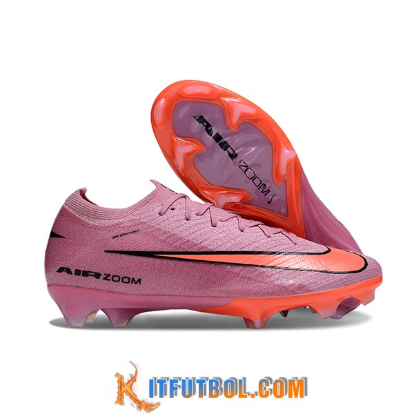 Nike Botas De Fútbol AIR Zoom Mercurial Vapor 16 Elite XXV FG Rosa/Naranja