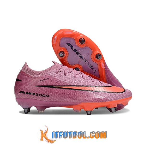 Nike Botas De Fútbol AIR ZOOM MERCURIAL VAPOR XVI ELITE SG-PRO Rosa/Naranja