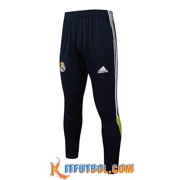 Pantalones Entrenamiento Real Madrid Azul/Blanco/Verde 2025/2026 -02