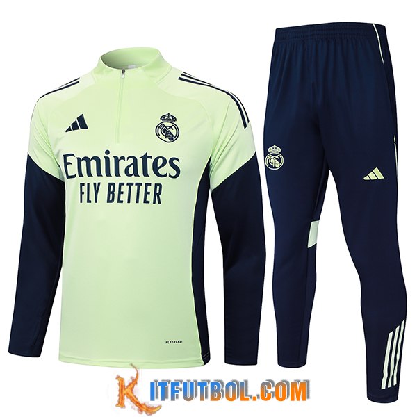 Chandal Equipos De Futbol Real Madrid Verde/Azul 2025/2026