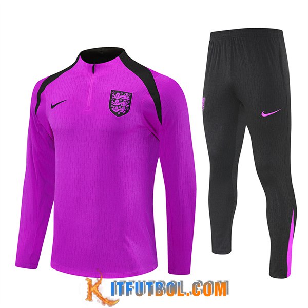 Chandal Equipos De Futbol Inglaterra Violeta/Negro 2025/2026