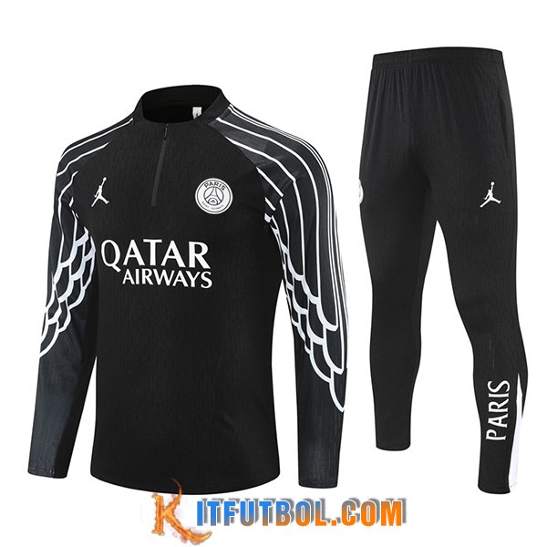 Chandal Equipos De Futbol PSG Negro/Blanco 2025/2026