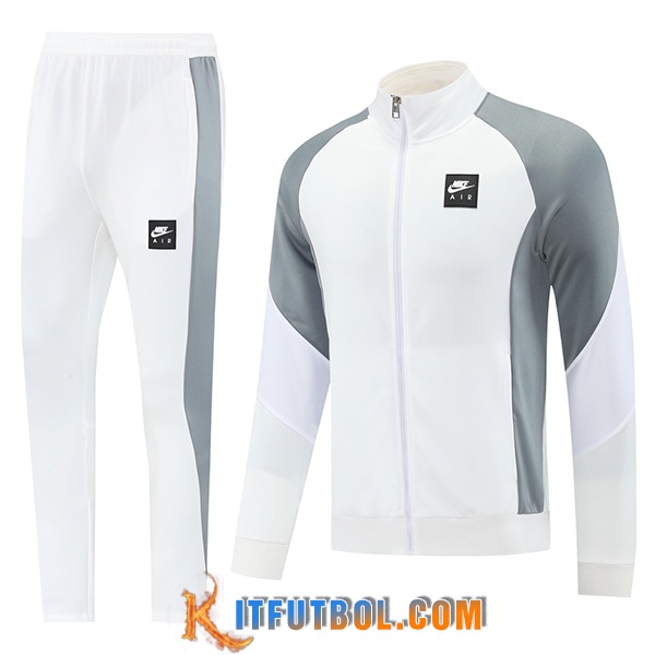 Chandal Equipos De Futbol Chaquetas Nike Blanco/Gris 2025/2026