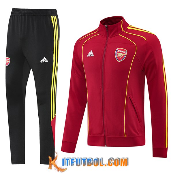 Chandal Equipos De Futbol Chaquetas Arsenal Rojo/Amarillo 2025/2026