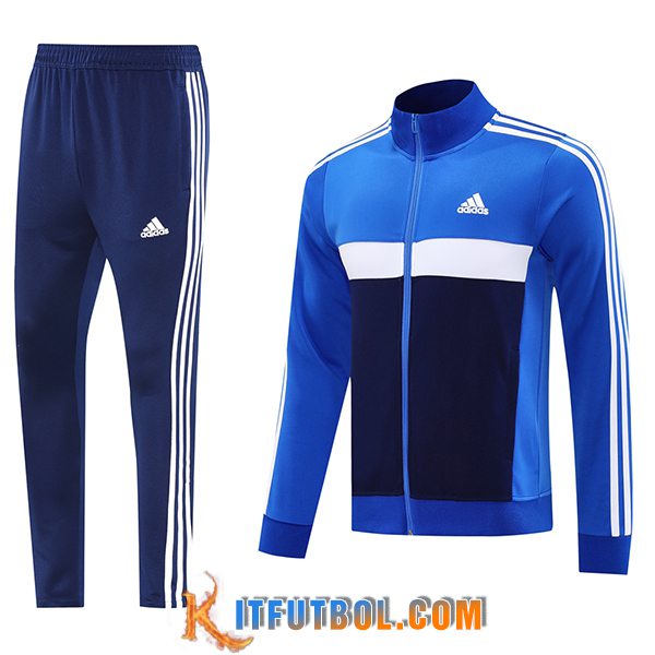 Chandal Equipos De Futbol Chaquetas Adidas Azul/Blanco 2025/2026