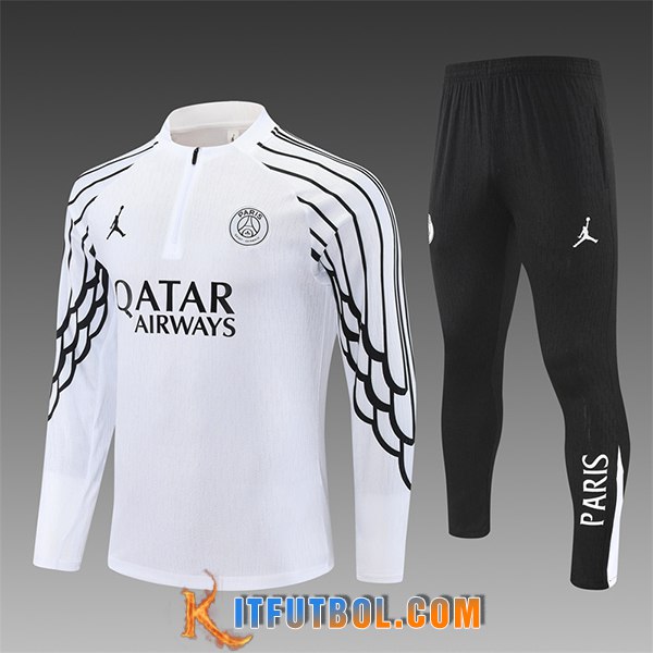 Chandal Equipos De Futbol PSG Ninos Blanco/Negro 2025/2026