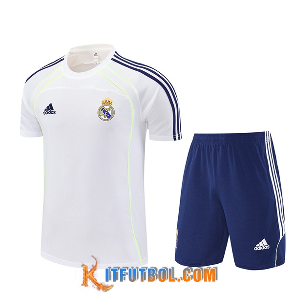 Camiseta Entrenamiento Real Madrid Blanco/Azul 2025/2026