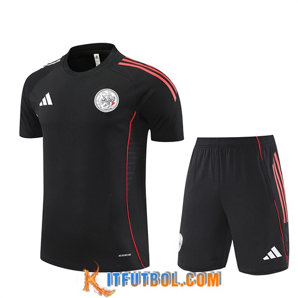 Camiseta Entrenamiento Ajax Negro/Rojo 2025/2026