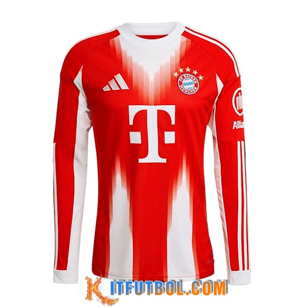Nueva Camisetas De Futbol Bayern Munich Manga Largas Primera 2025/2026