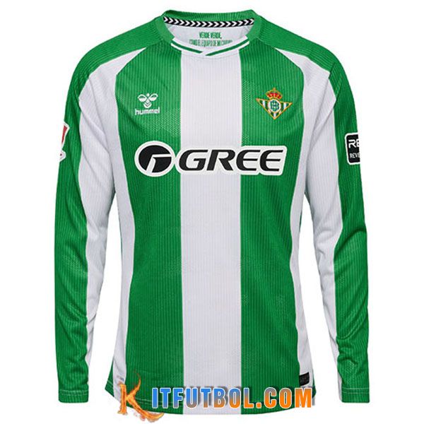 Nueva Camisetas De Futbol Real Betis Manga Largas Primera 2025/2026