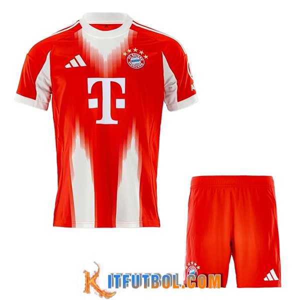 Nueva Camisetas De Futbol Bayern Munich Ninos Primera 2025/2026