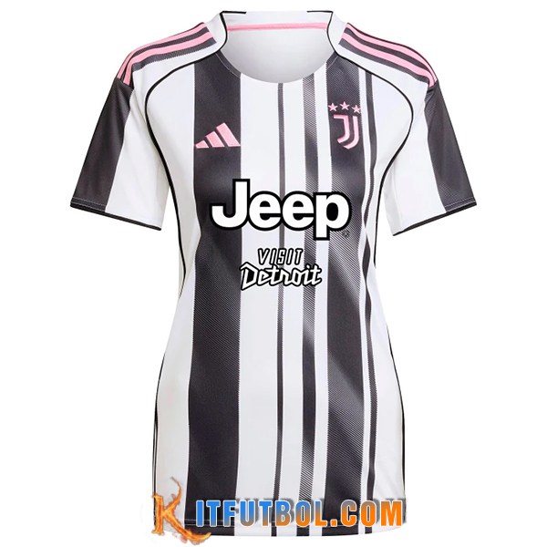 Nueva Camisetas De Futbol Juventus Mujer Primera 2025/2026