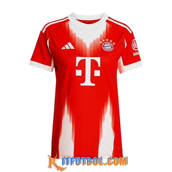 Nueva Camisetas De Futbol Bayern Munich Mujer Primera 2025/2026