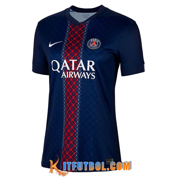 Nueva Camisetas De Futbol PSG Mujer Primera 2025/2026