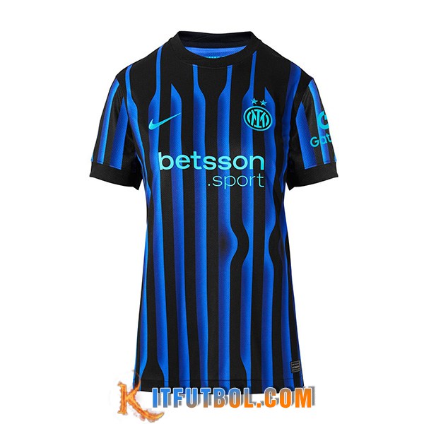 Nueva Camisetas De Futbol Inter Milan Mujer Primera 2025/2026