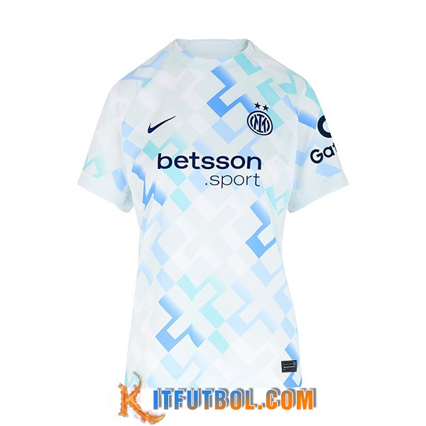 Nueva Camisetas De Futbol Inter Milan Mujer Segunda 2025/2026