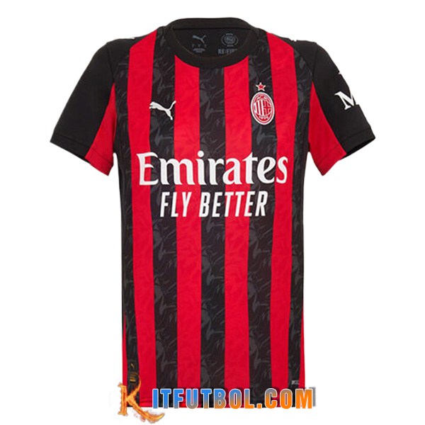 Nueva Camisetas De Futbol AC Milan Mujer Primera 2025/2026
