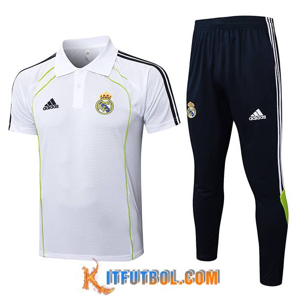 Camiseta Polo Real Madrid Blanco/Verde 2025/2026