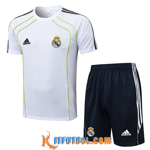 Camiseta Entrenamiento Real Madrid Blanco/Verde 2025/2026