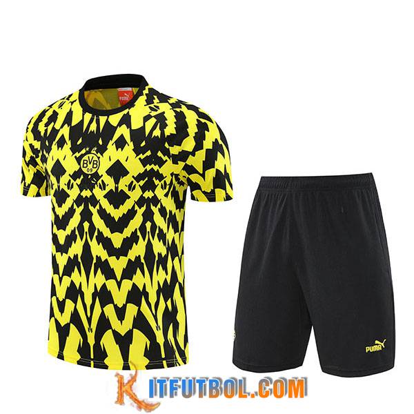 Camiseta Entrenamiento Dortmund Negro/Amarillo 2025/2026 -03