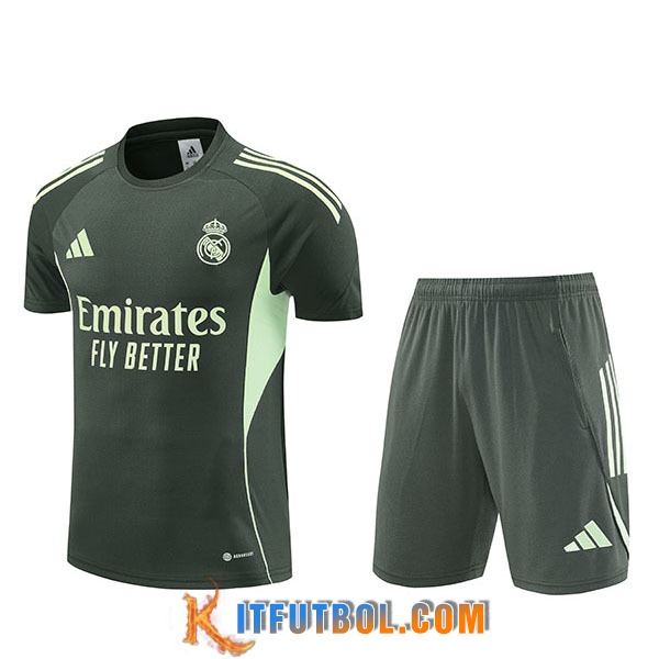 Camiseta Entrenamiento Real Madrid Verde 2025/2026