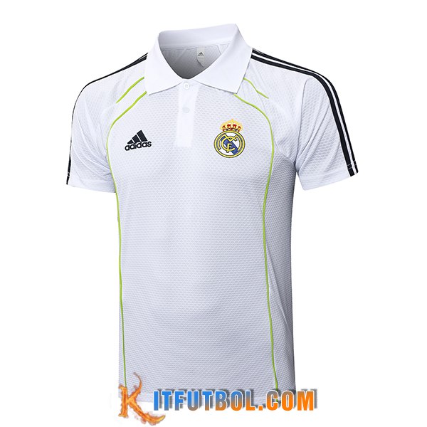 Camiseta Polo Real Madrid Blanco/Verde 2025/2026