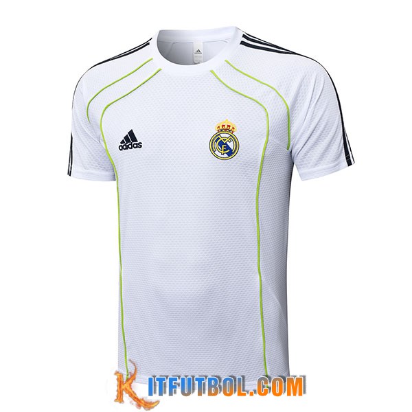 Camiseta Entrenamiento Real Madrid Blanco/Verde 2025/2026