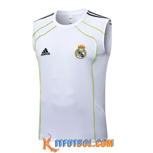 Chalecos De Futbols Real Madrid Blanco/Verde 2025/2026