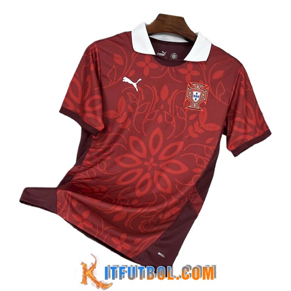 Camiseta Entrenamiento Portugal Rojo 2025/2026