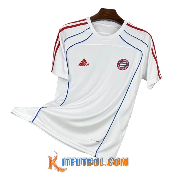 Camiseta Entrenamiento Bayern Munich Blanco/Rojo/Azul 2025/2026