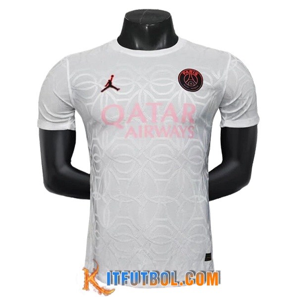Camiseta Entrenamiento PSG Blanco/Rosa 2025/2026