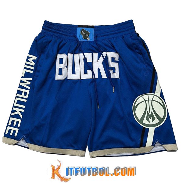 Cortos NBA Milwaukee Bucks 2025/26 Azul/Blanco