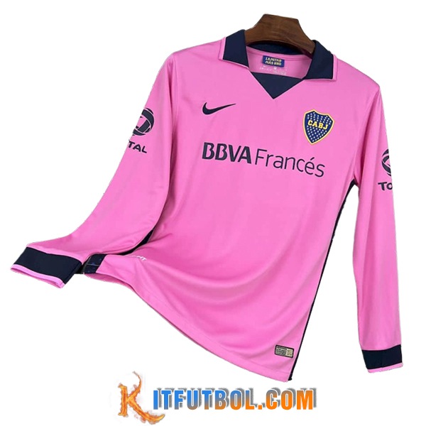 Camisetas De Futbol Boca Juniors Retro Segunda Manga Largas 2013/2014