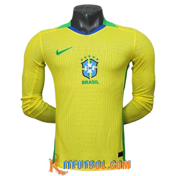 Camiseta Equipo Nacional Brasil Primera Manga Largas 2025/2026
