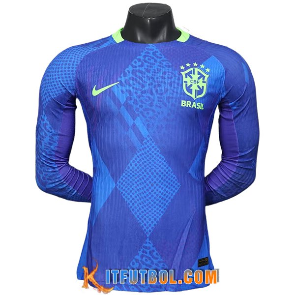 Camiseta Equipo Nacional Brasil Segunda Manga Largas 2025/2026