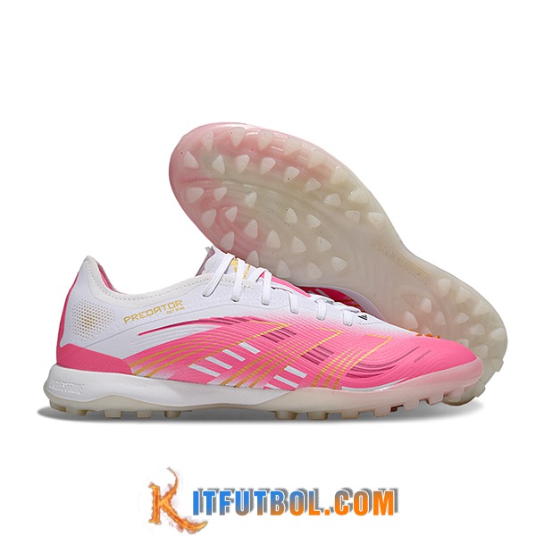 Adidas Botas De Fútbol PREDATOR 25 ELITE TF BOOTS Rosa/Blanco