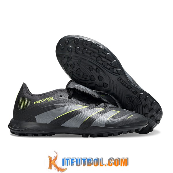 Adidas Botas De Fútbol PREDATOR LEAGUE FT TURF Negro/Gris