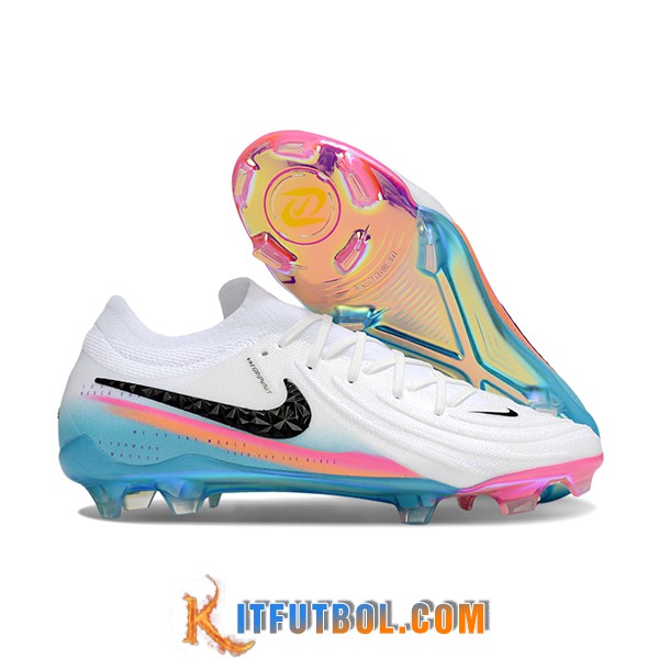 Nike Botas De Fútbol Phantom Luna Elite NU FG Blanco/Negro/Rosa/Azul