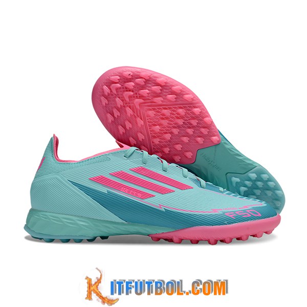 Adidas Botas De Fútbol F50 PRO TF Verde/Rosa